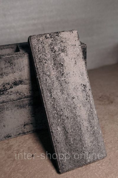Блок на забор модульный ранчо / Loft / 190x190x500, Цвет: ОНИКС 11111429 фото
